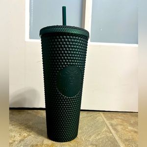 Starbucks tumbler. Dark green. Never used